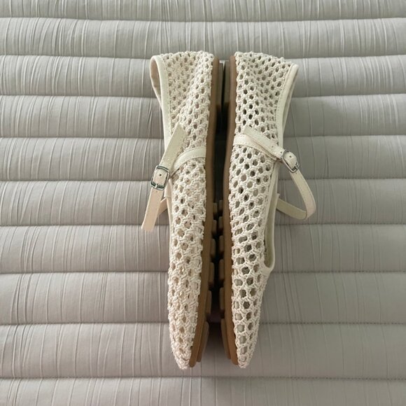 Trending Off White Fishnet Style Mary Jane - Picture 6 of 7